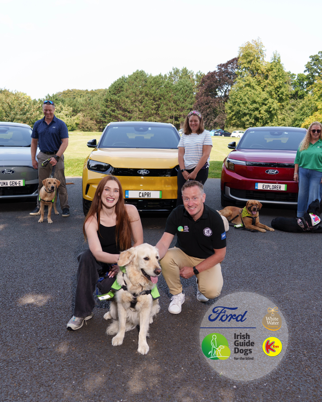 Take the wheel. Support the Irish Guide Dogs